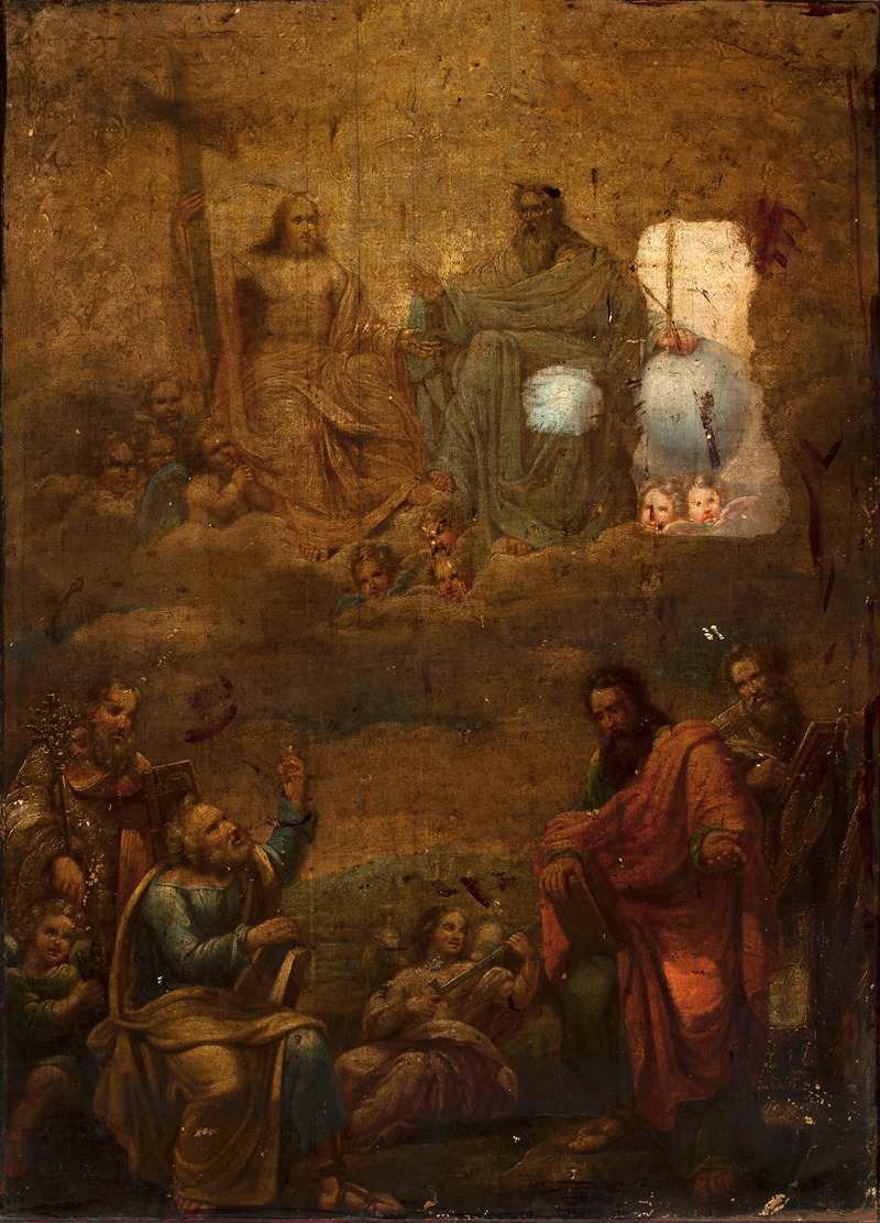 Antoni Jan Blank - Holy Trinity, sketch