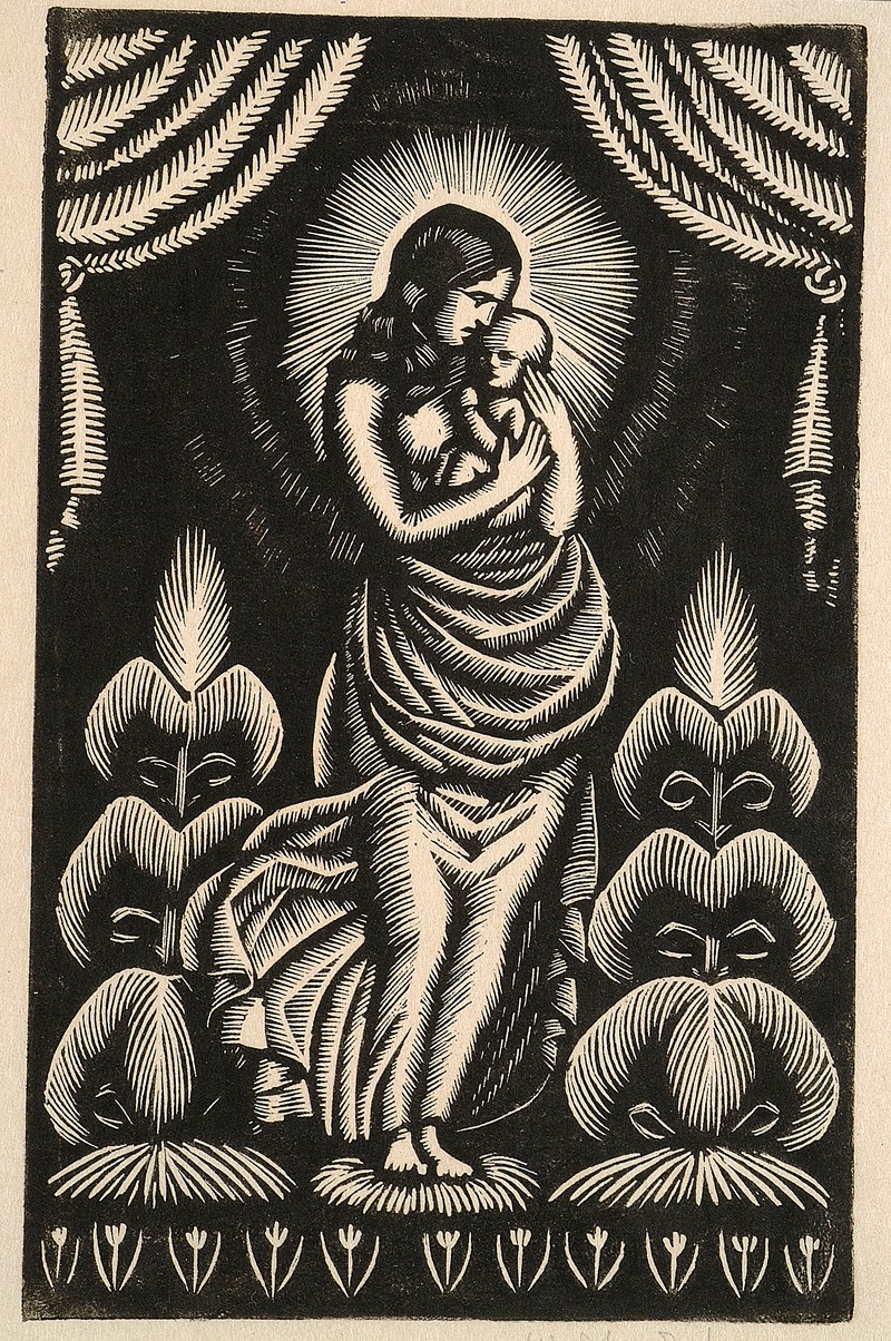 Władysław Skoczylas - Madonna