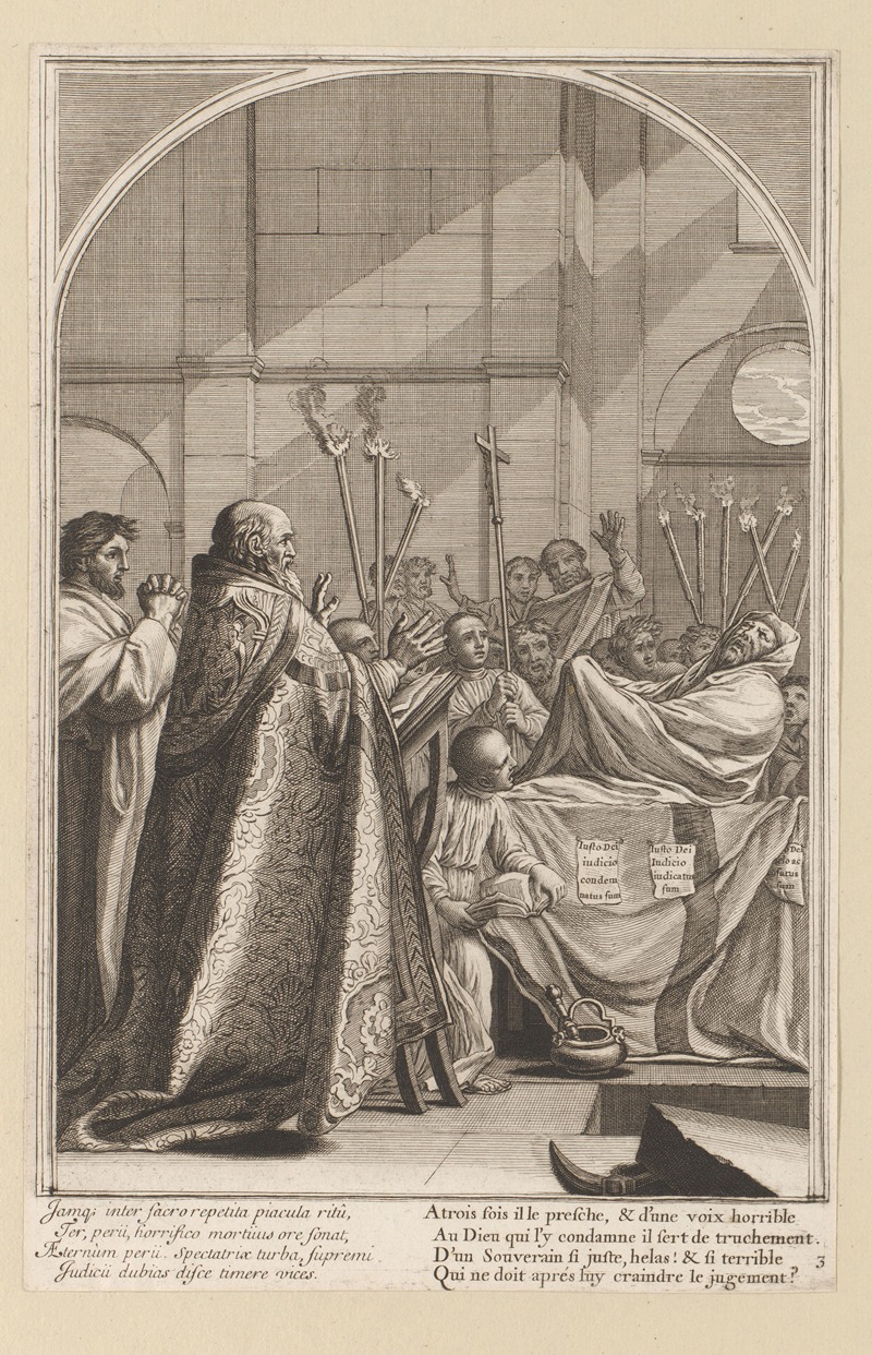 François Chauveau - Raymond Diocrès announces his damnation