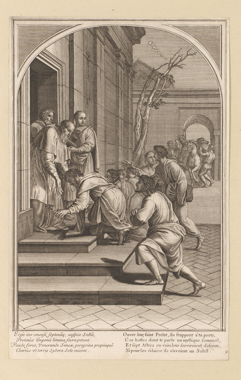 François Chauveau - Arrival of Saint Bruno and his followers in Grenoble