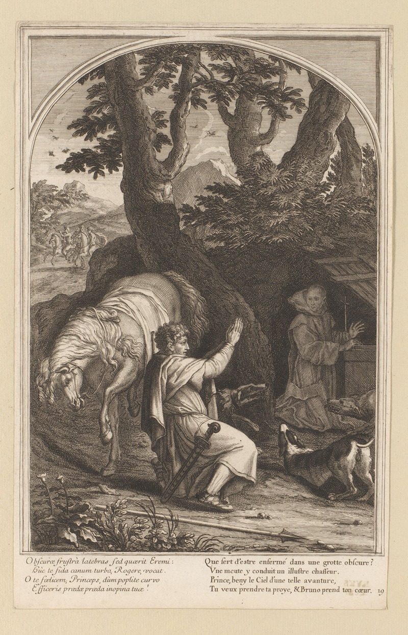 François Chauveau - Meeting between Saint Bruno and Comte Roger