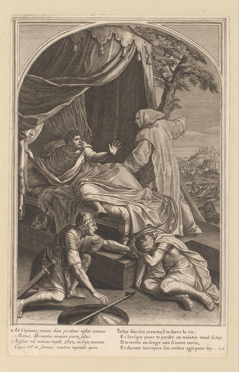 François Chauveau - Apparition of Saint Bruno to Comte Roger