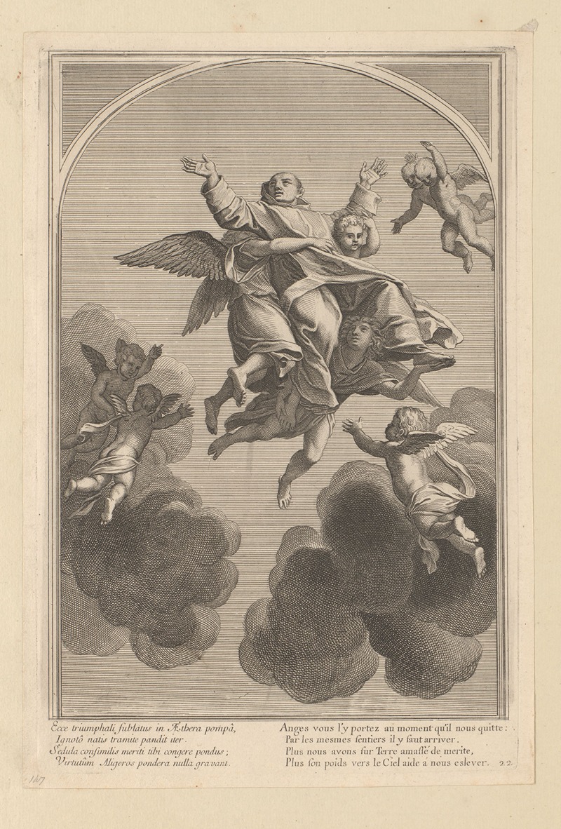François Chauveau - Saint Bruno Assumed into Heaven