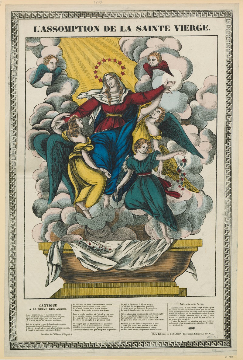 Imp. Pellerin & Cie - L’Assomption de la Sainte Vierge