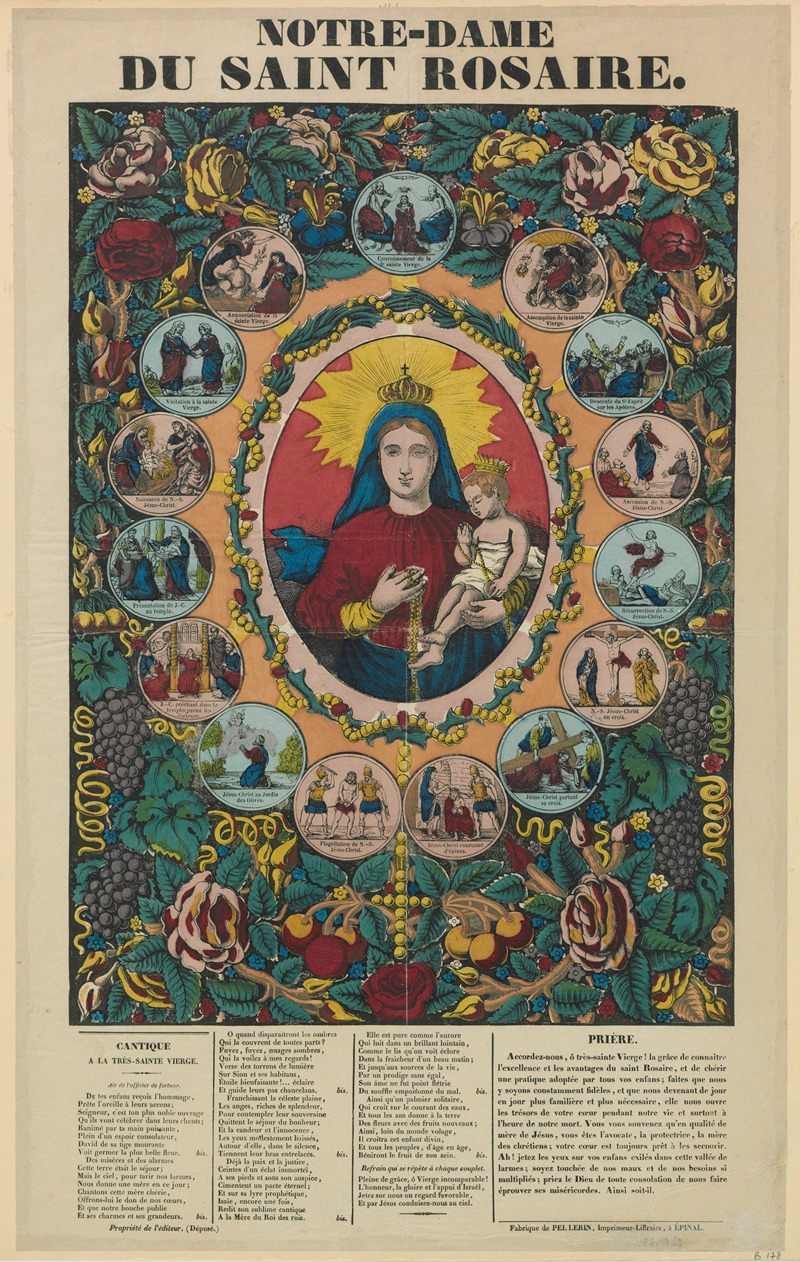 Imp. Pellerin & Cie - Notre-Dame du Saint Rosaire