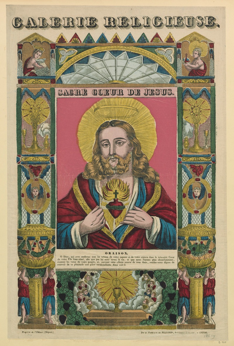Imp. Pellerin & Cie - Sacré Coeur de Jésus