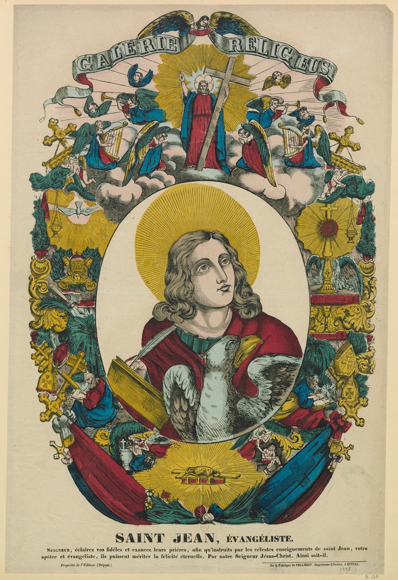 Imp. Pellerin & Cie - Saint Jean, évangéliste