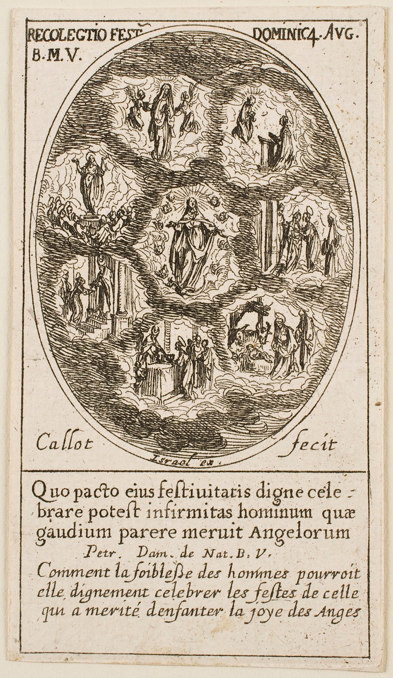 Jacques Callot - Assembly of the Feast of the Holy Virgin