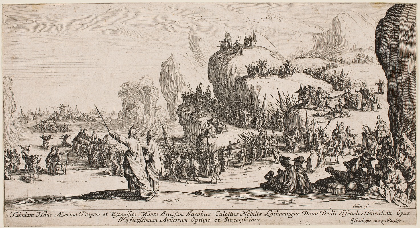 Jacques Callot - Crossing of the Red Sea