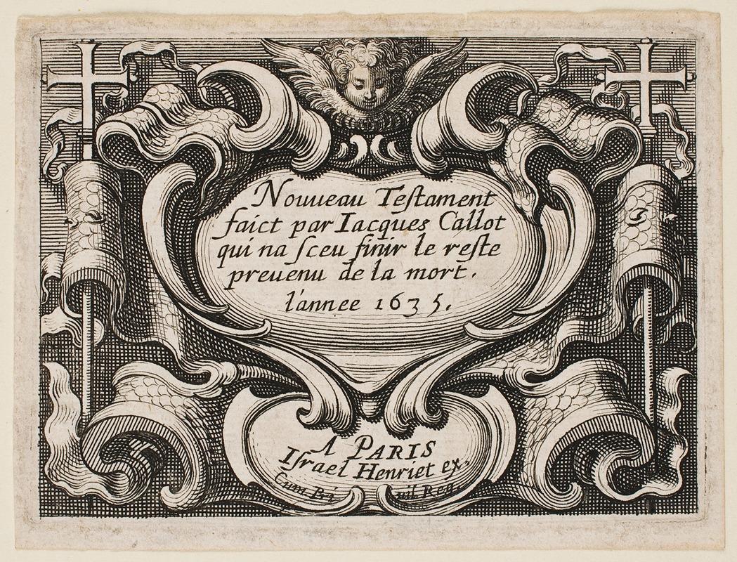 Jacques Callot - Frontispiece to ‘The New Testament’