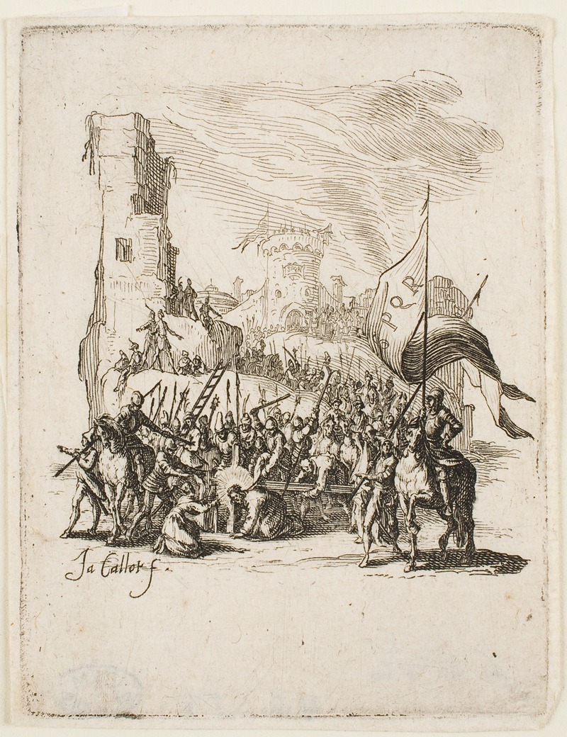 Jacques Callot - Jesus Carries the Cross