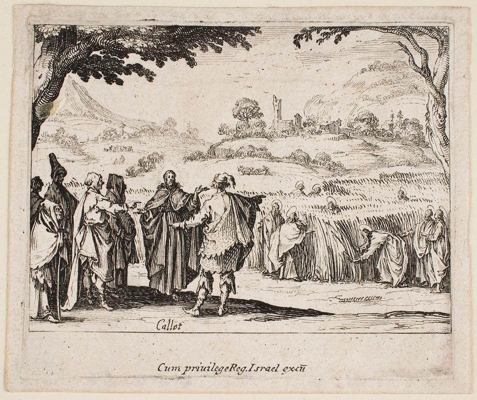 Jacques Callot - Jesus with the Pharisees