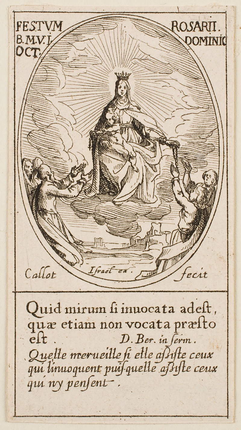 Jacques Callot - Our Lady of the Rosary
