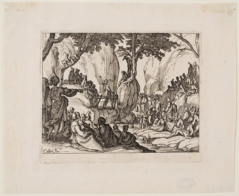 Jacques Callot - Saint John Preaching in the Desert
