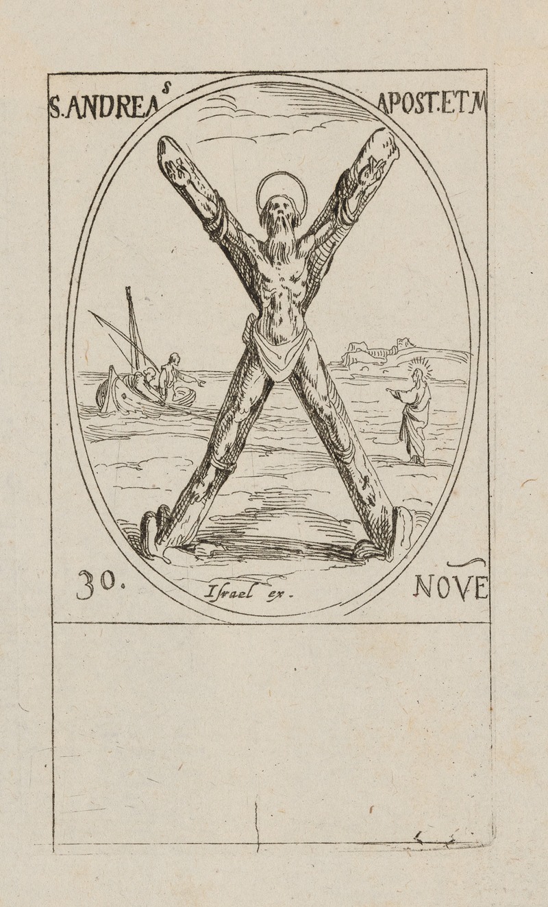 Jacques Callot - St. Andrew Apostle and Martyr. 30 November