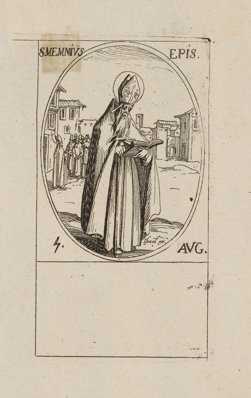 Jacques Callot - St. Memnius, Bishop. 4 August