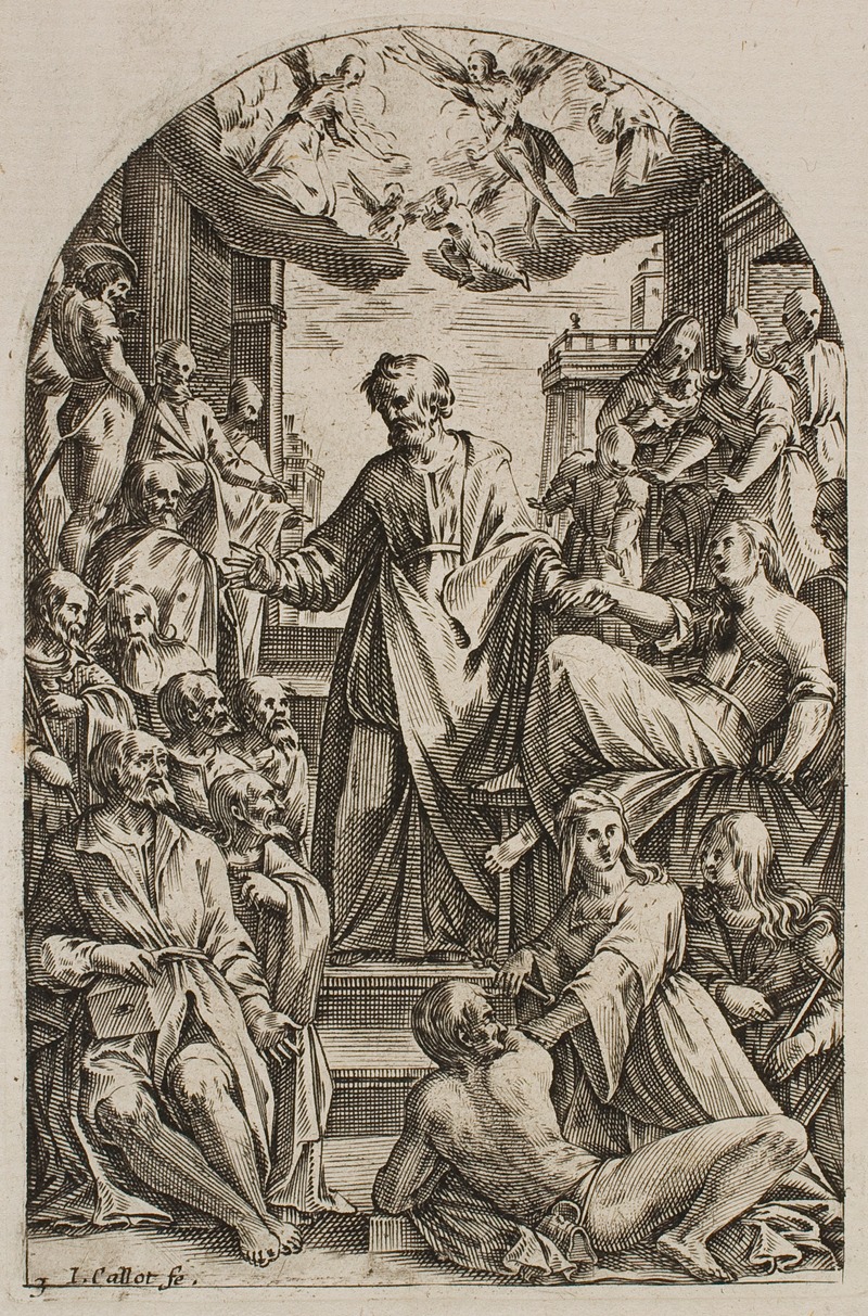 Jacques Callot - St. Peter Reviving Tabitha