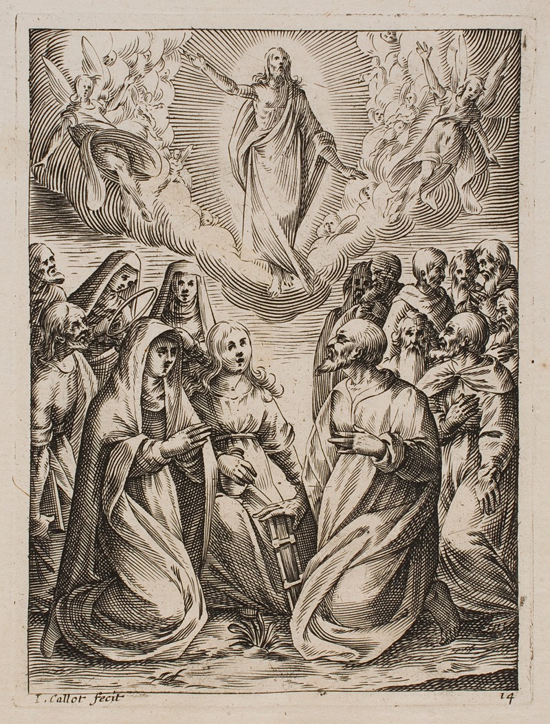 Jacques Callot - The Ascension of Jesus