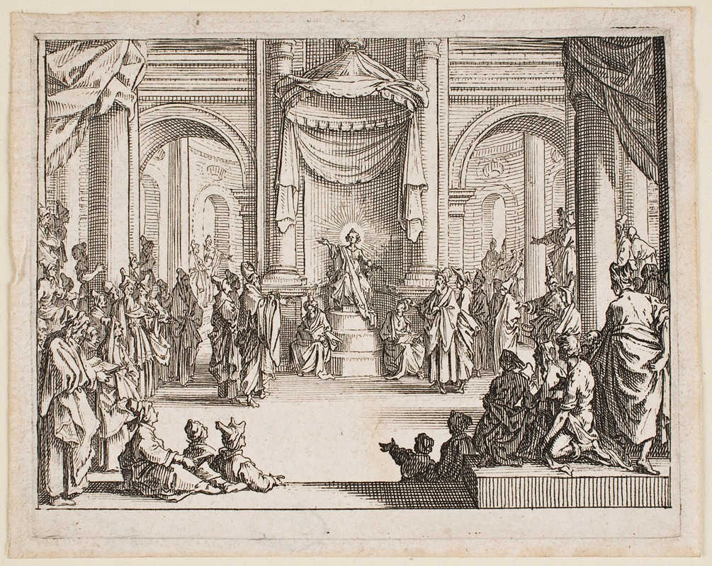 Jacques Callot - The Child Jesus among the Doctors