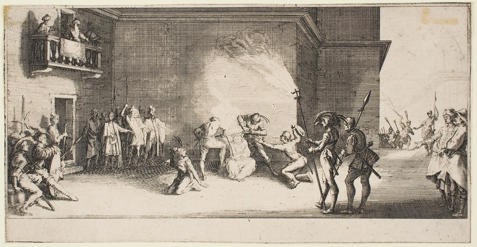 Jacques Callot - The Crowning with Thorns