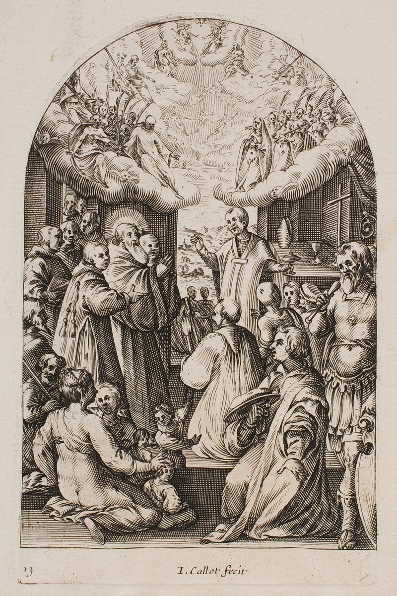 Jacques Callot - The Death of St. Benedict