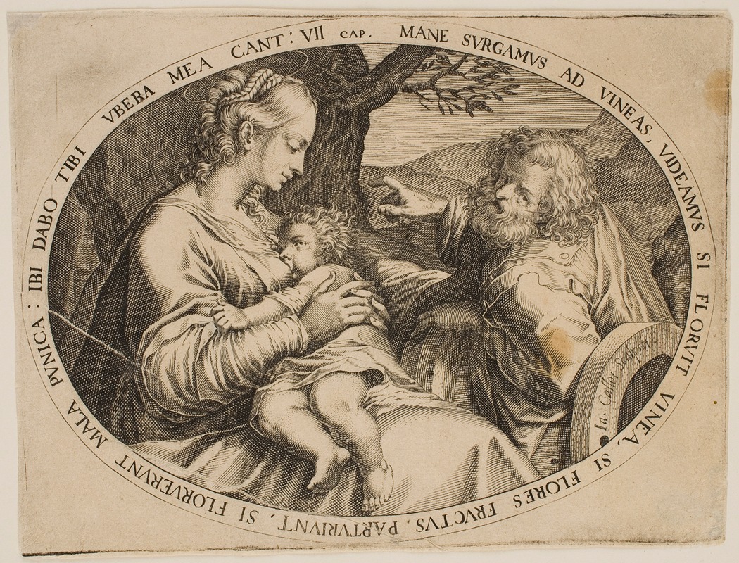 Jacques Callot - The Holy Family Resting