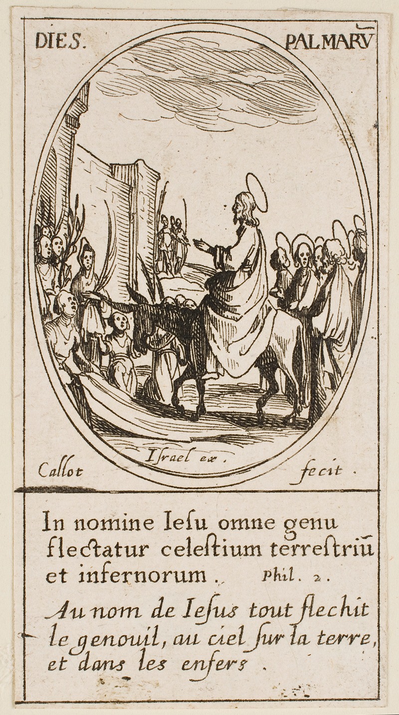 Jacques Callot - The Lord Enters Jerusalem