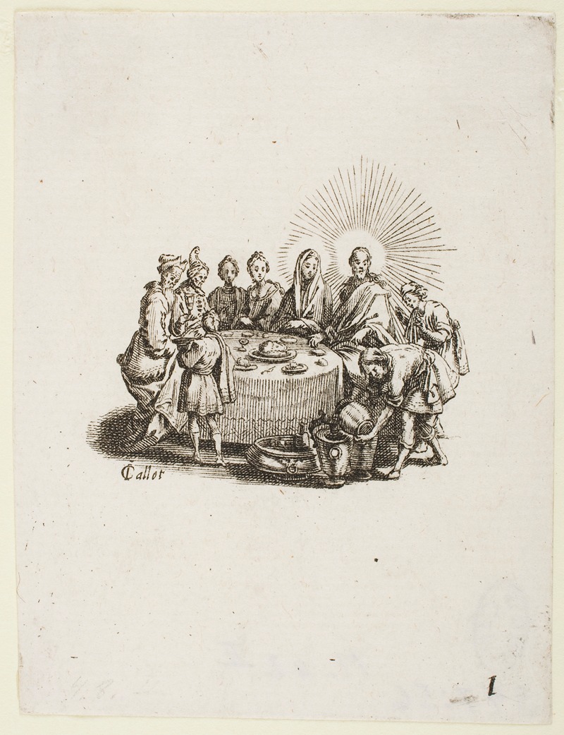 Jacques Callot - The Marriage at Cana