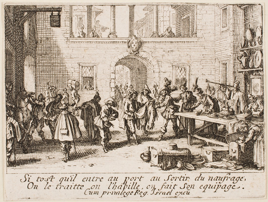Jacques Callot - The Prodigal Son Is Re – Equipped