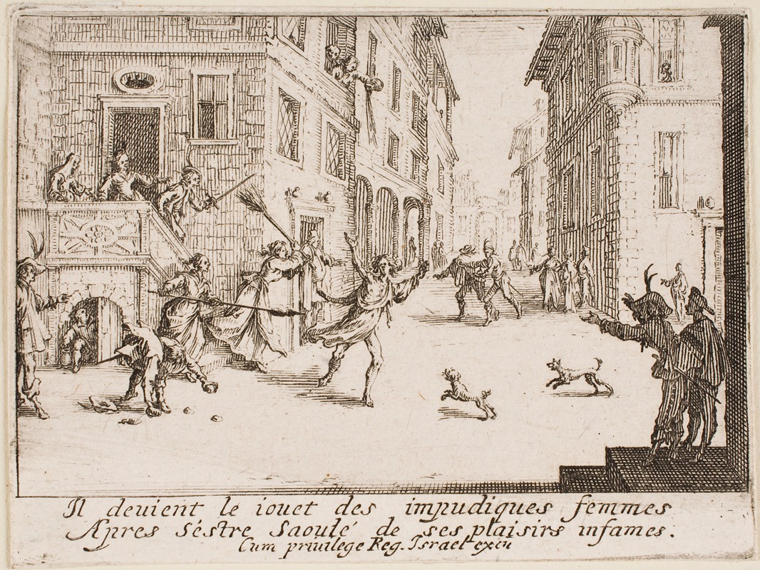 Jacques Callot - The Prodigal Son Is Ruined