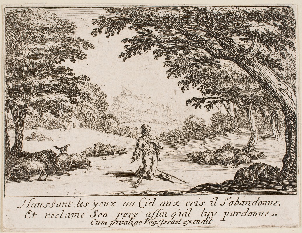 Jacques Callot - The Prodigal Son Seeks Divine Mercy