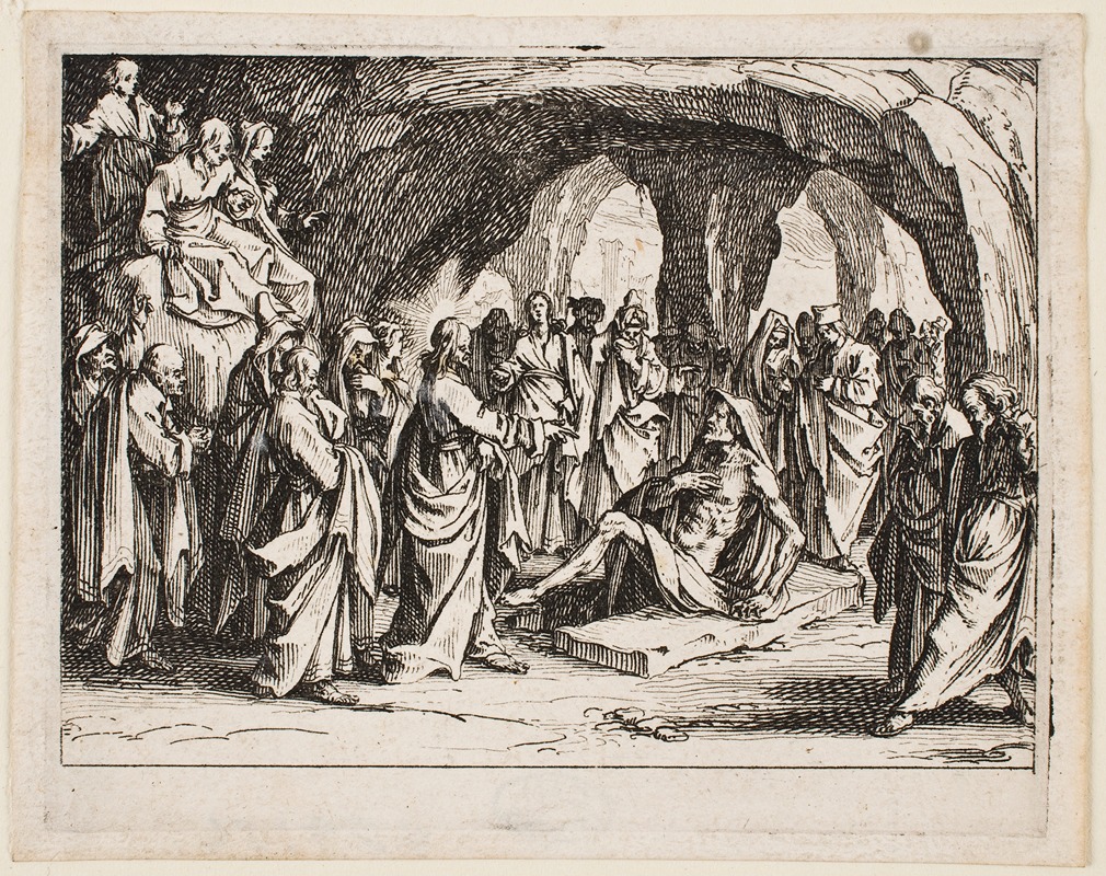 Jacques Callot - The Raising of Lazarus