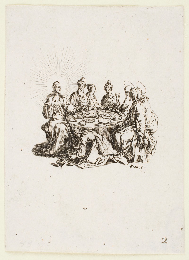 Jacques Callot - The Repast in the House of the Pharisees