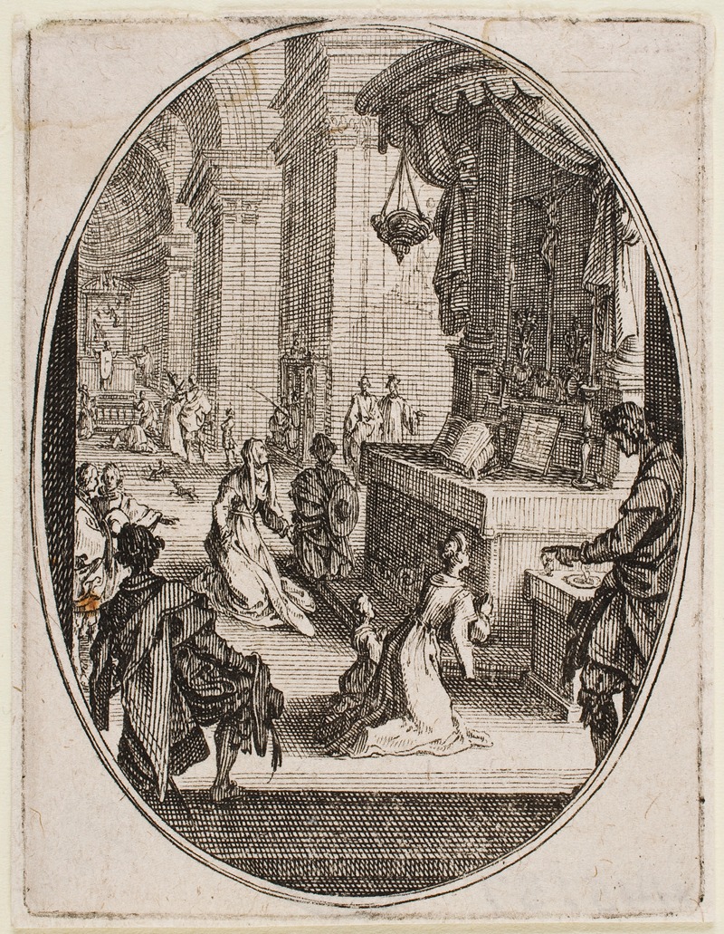 Jacques Callot - The Sacrifices – The Worship of God