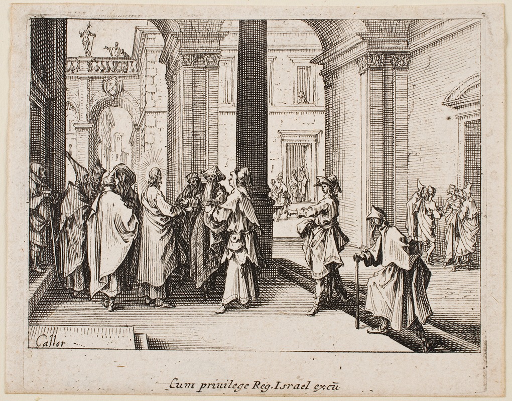 Jacques Callot - The Tribute Money