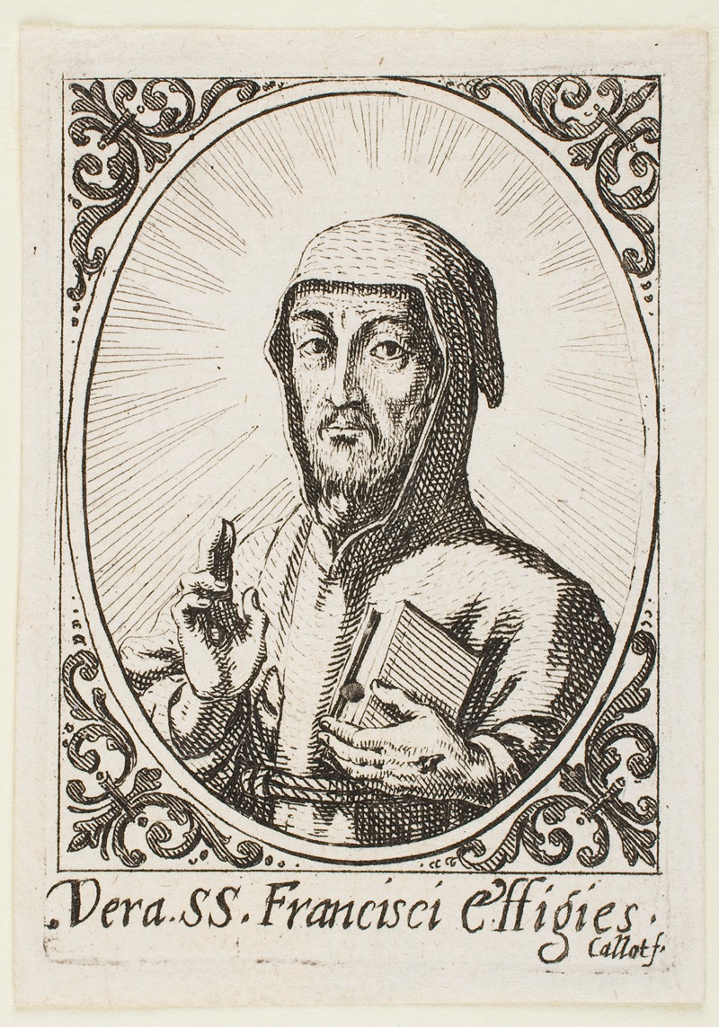 Jacques Callot - The True Face of St. Francis