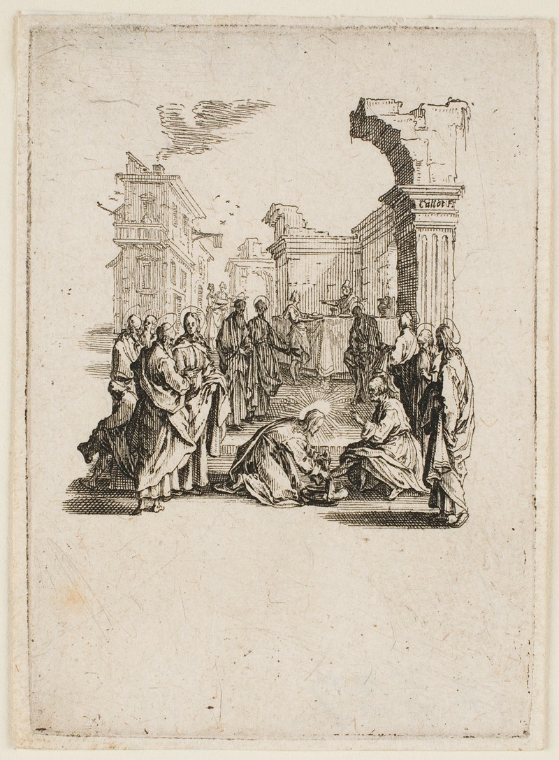 Jacques Callot - The Washing of the Feet