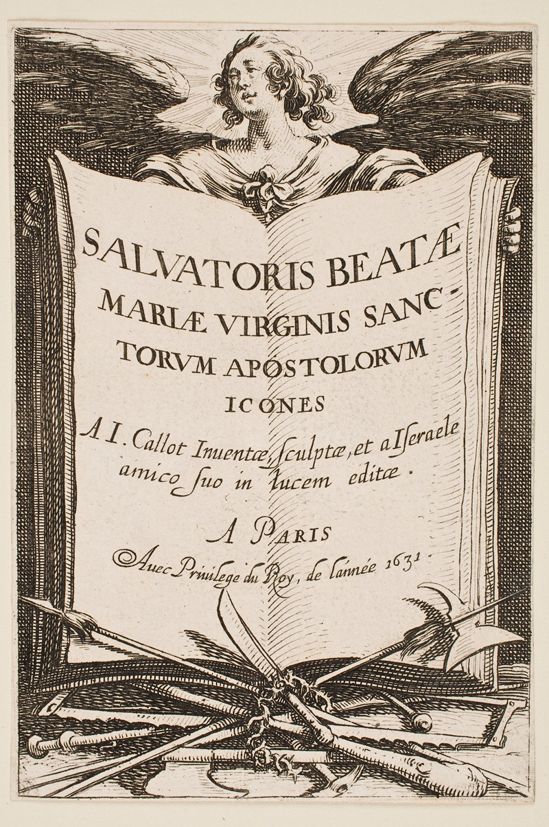 Jacques Callot - Title Page – The Large Apostles