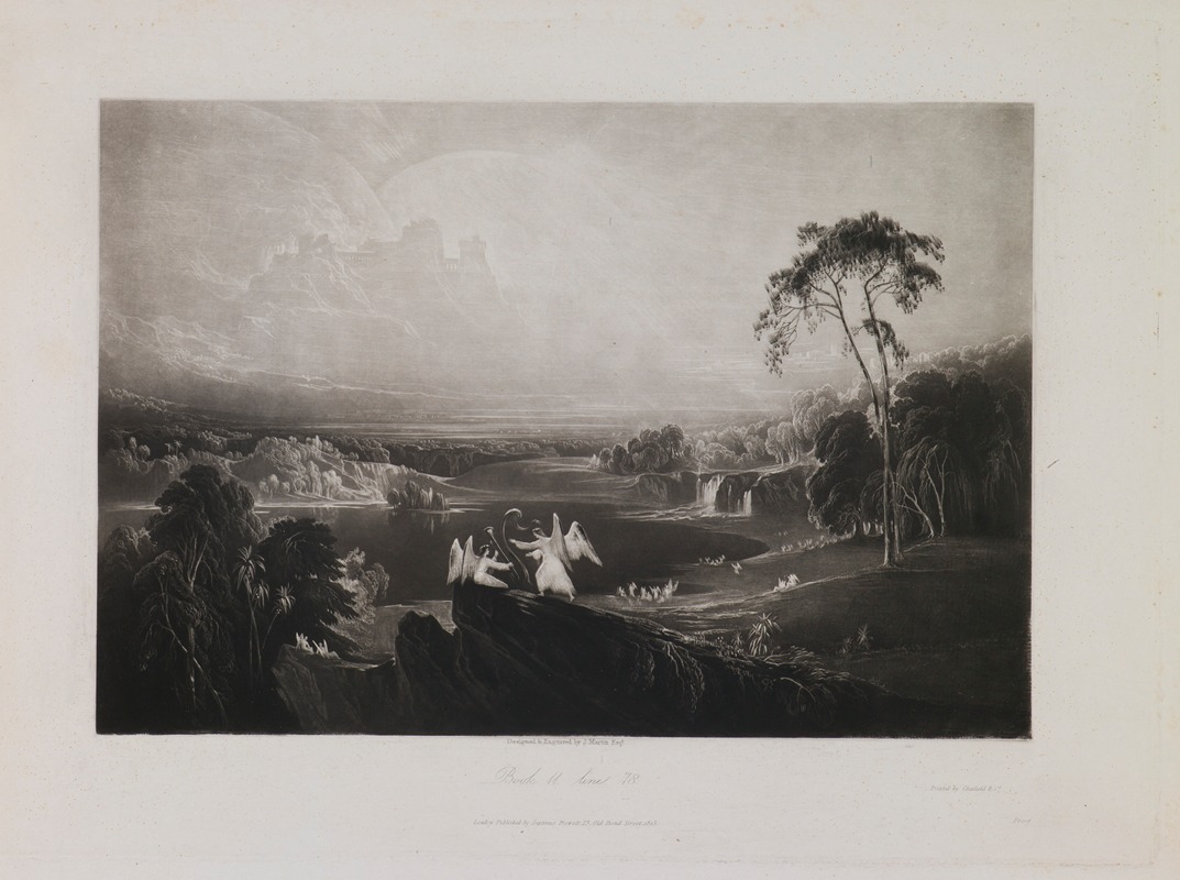 John Martin - Heaven – the Rivers of Bliss, etc. (Book 11, Line 78)