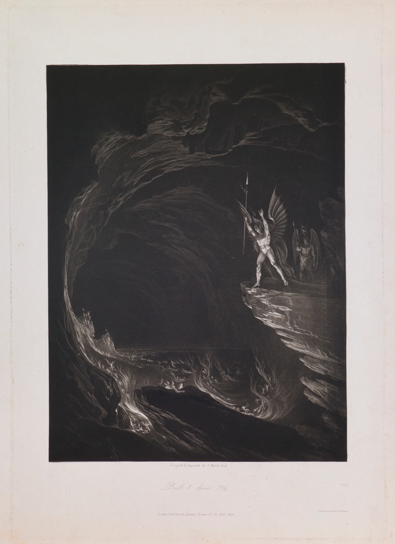 John Martin - Satan Arousing the Fallen Angels (Book 1, Line 314)