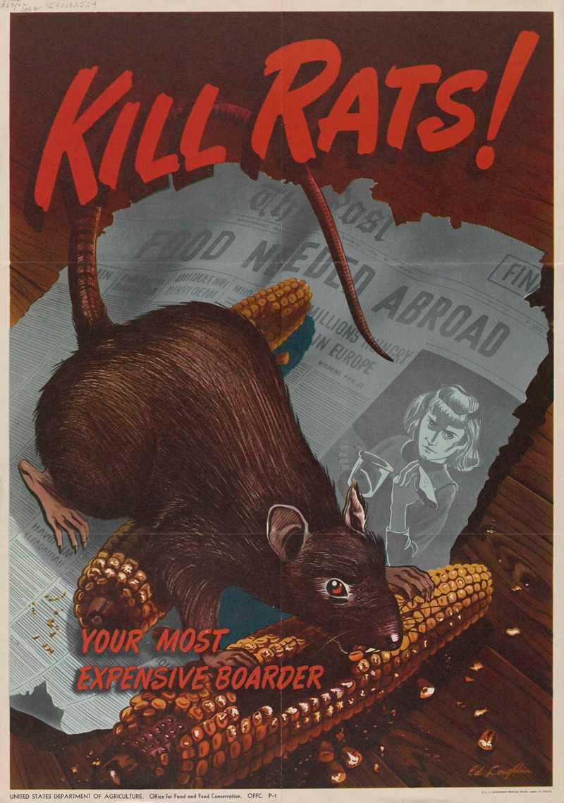 Kill rats! ; your most expensive boarder - Artvee