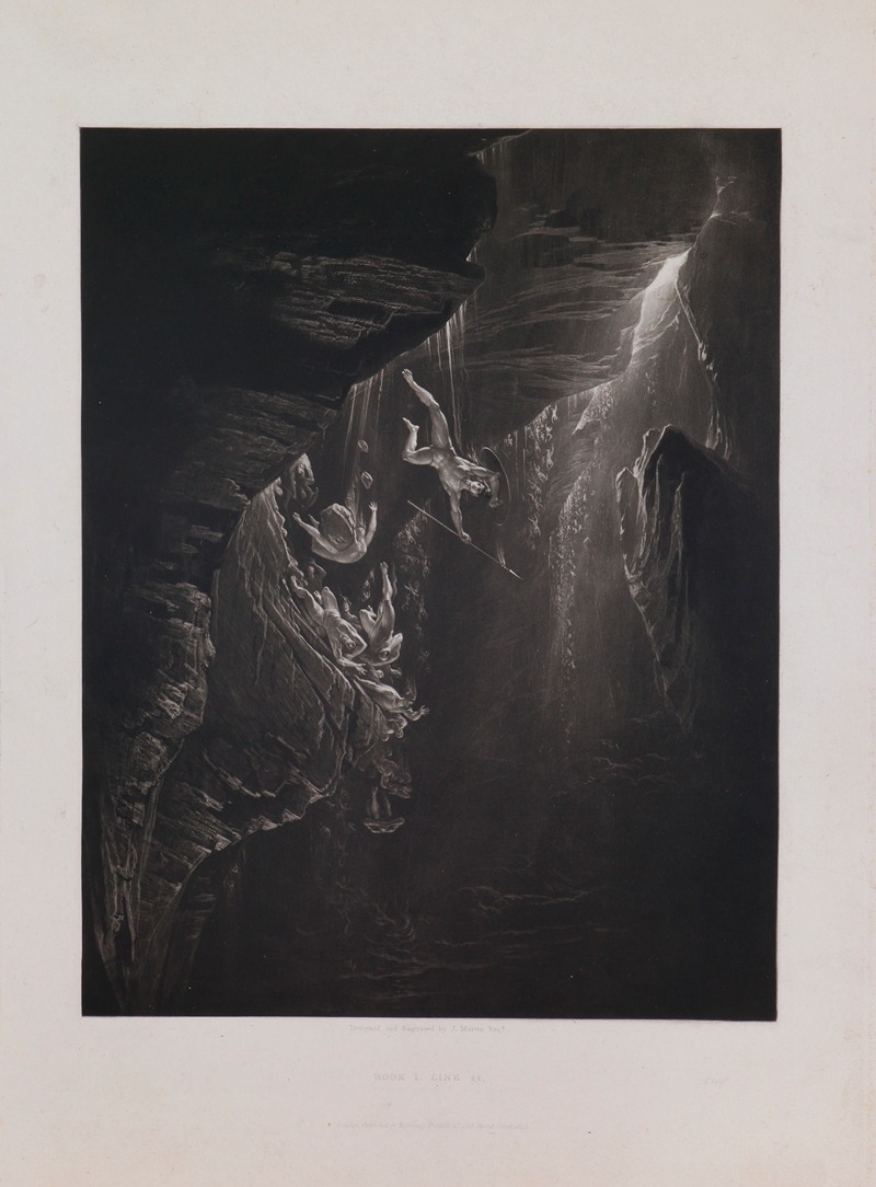 John Martin - The Fall of the Rebel Angels (Book 1, Line 44)