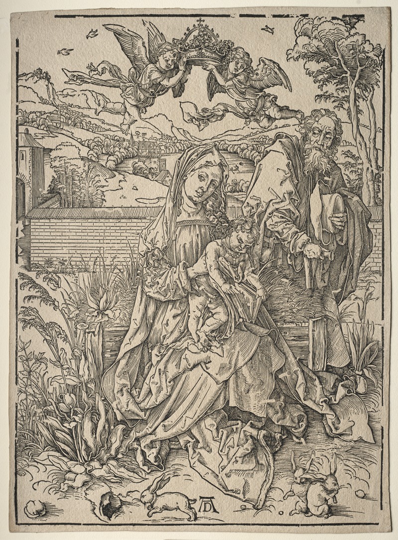 Albrecht Dürer - Holy Family with the Three Hares