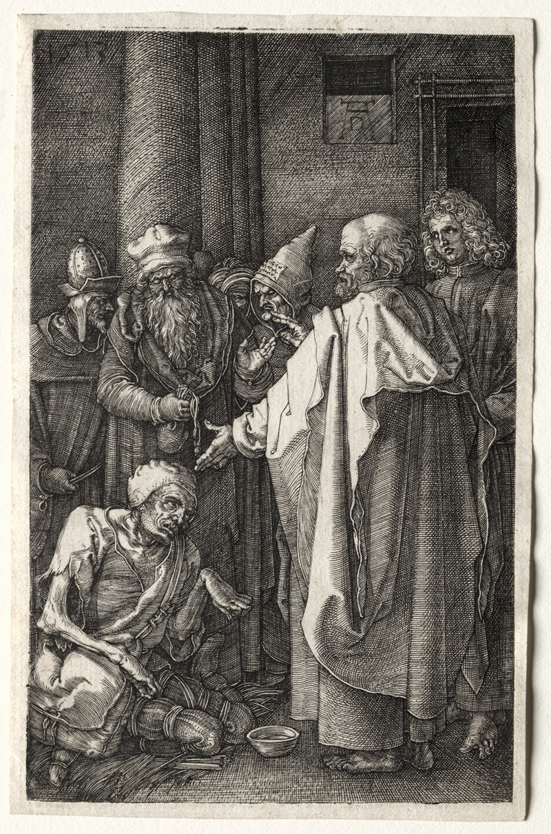 Albrecht Dürer - Peter and John Healing the Cripple at the Gate of the Temple