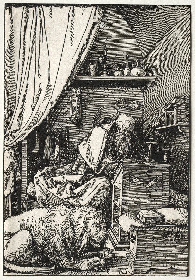 Albrecht Dürer - St. Jerome in His Cell