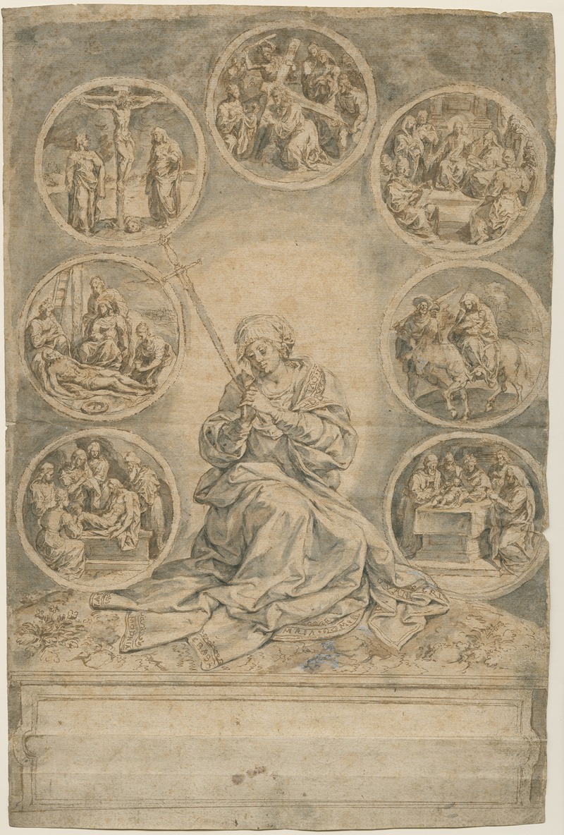 Chrispijn van den Broeck - Our Lady of the Seven Sorrows