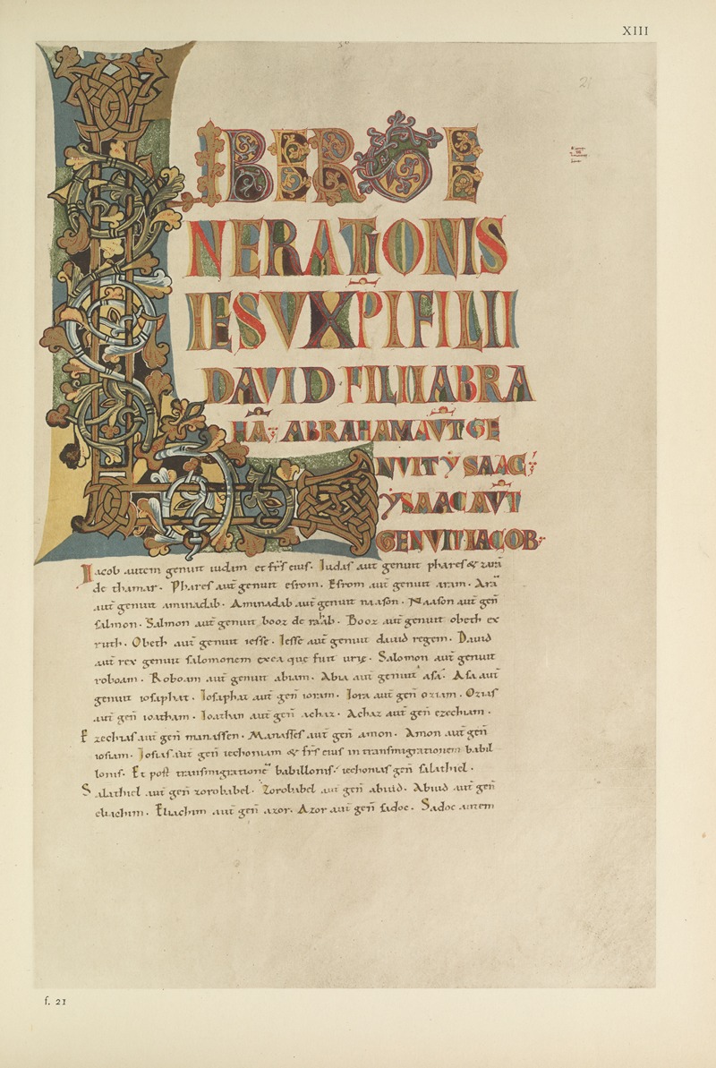 George Frederic Warner - Gospels of Matilda, countess of Tuscany, 1055-1115 Pl.07