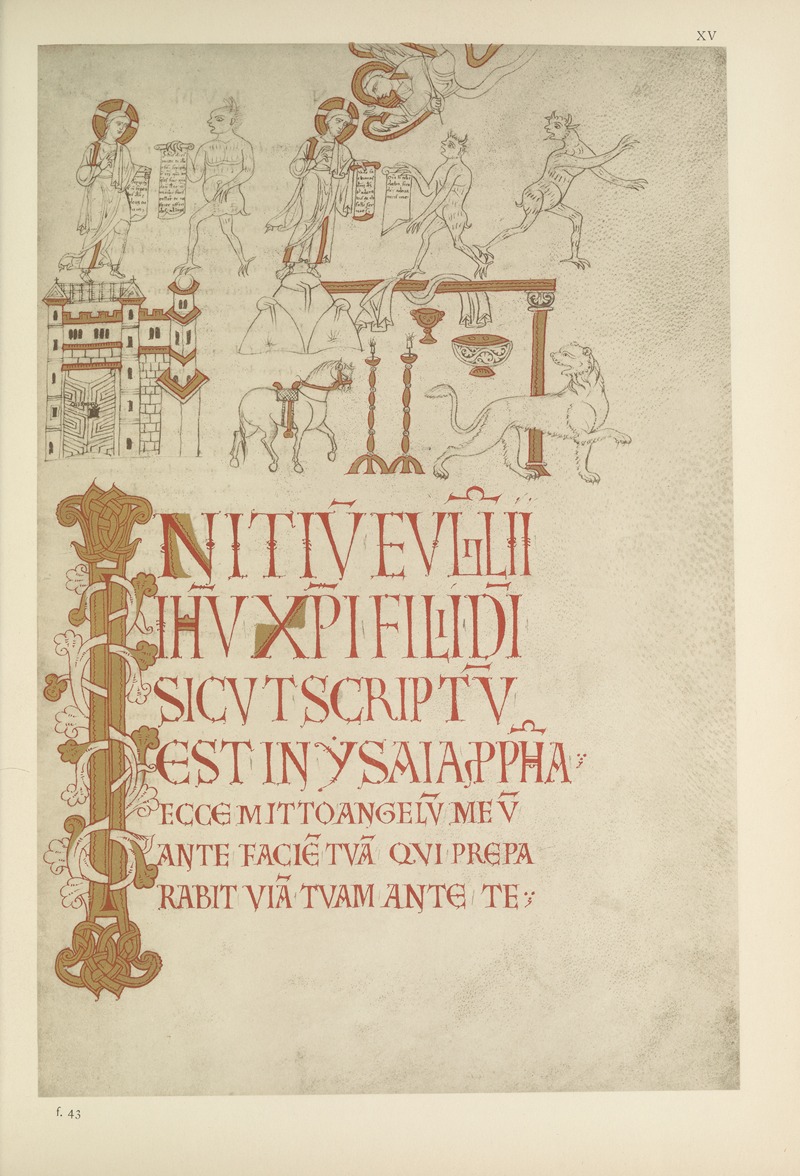 George Frederic Warner - Gospels of Matilda, countess of Tuscany, 1055-1115 Pl.09