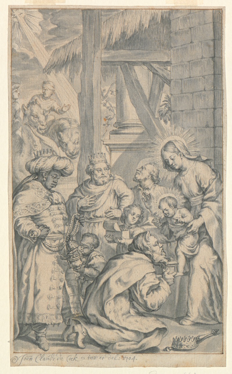 Jan Claudius de Cock - Adoration of the Magi