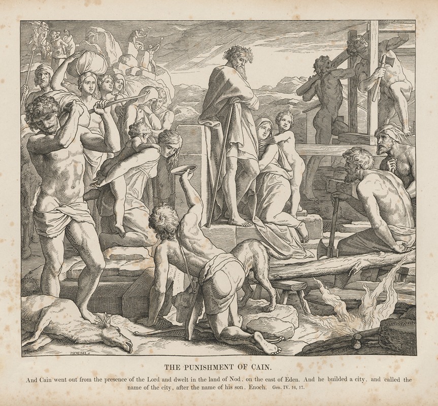 Julius Schnorr von Carolsfeld - The Punishment of Cain